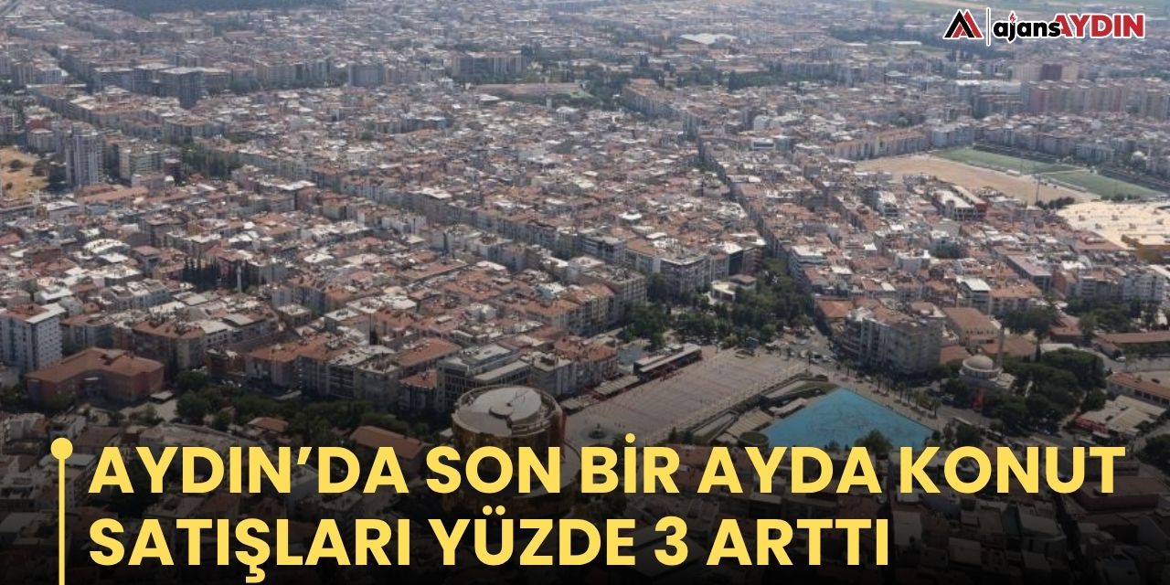 Aydın’da son bir ayda konut satışları yüzde 3 arttı