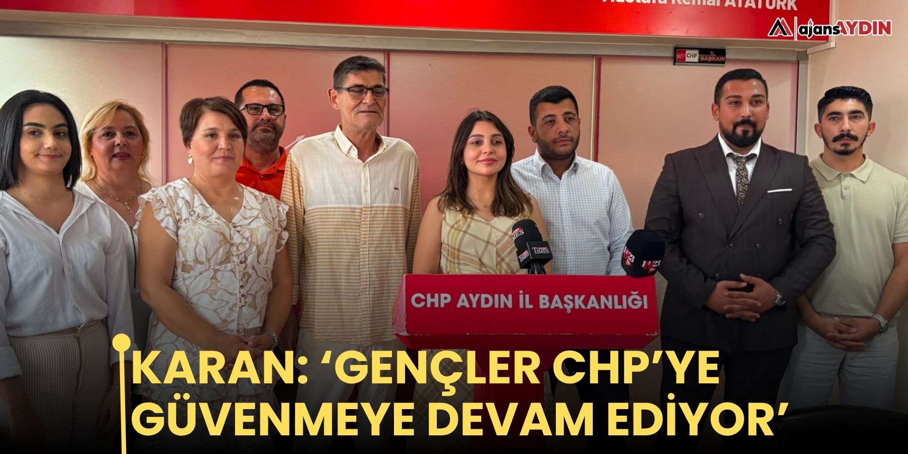 Karan: ‘Gençler CHP’ye güvenmeye devam ediyor’