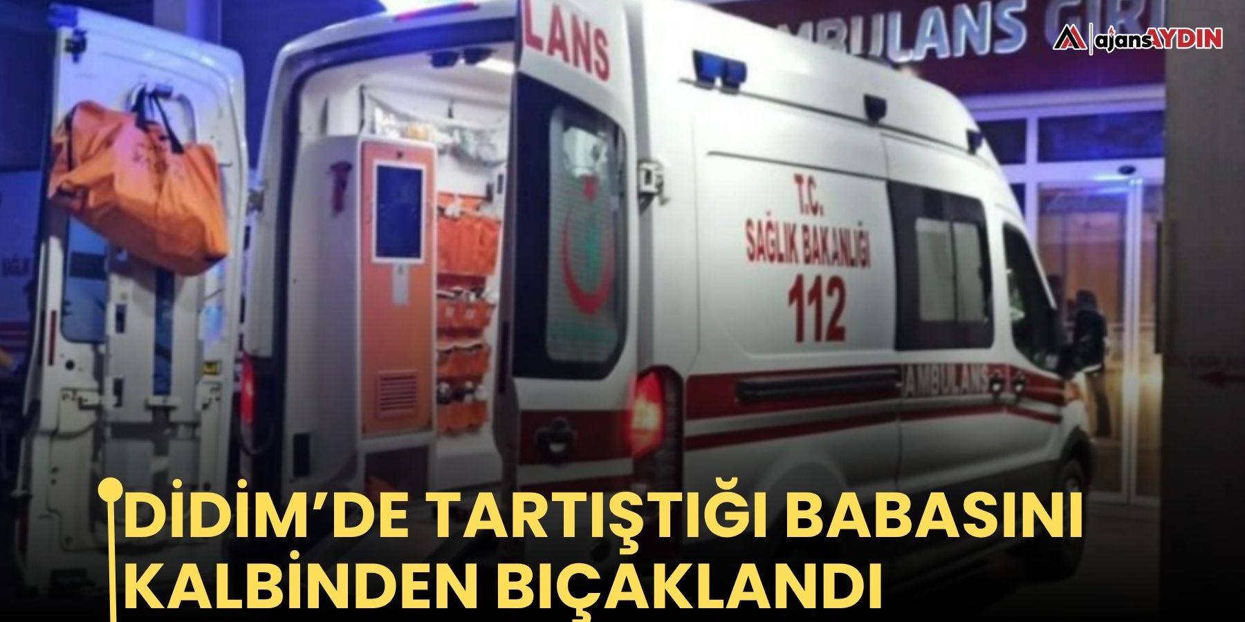 Didim’de tartıştığı babasını kalbinden bıçaklandı