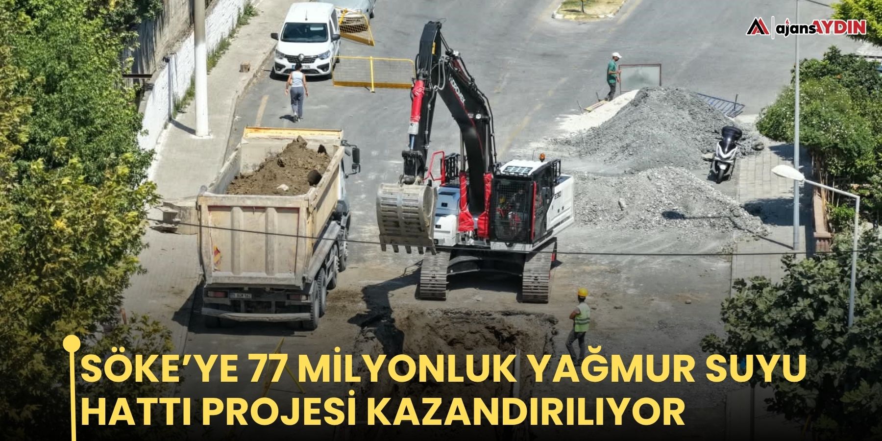 Söke’ye 77 milyonluk yağmur suyu hattı projesi kazandırılıyor
