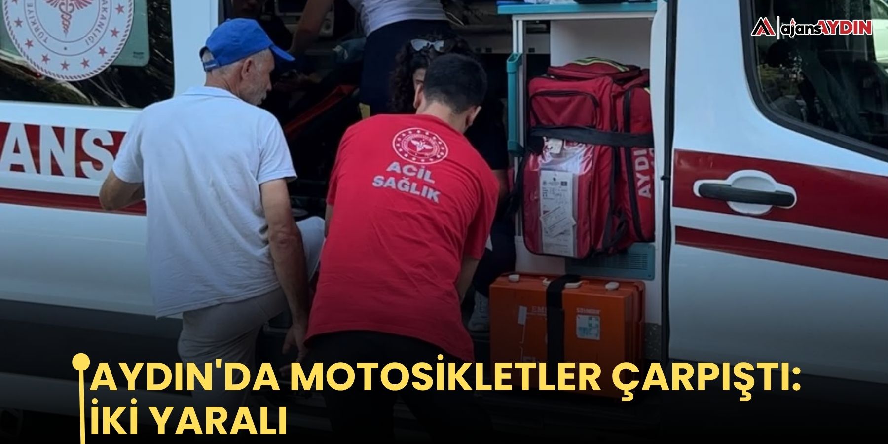Aydın'da motosikletler çarpıştı: iki yaralı