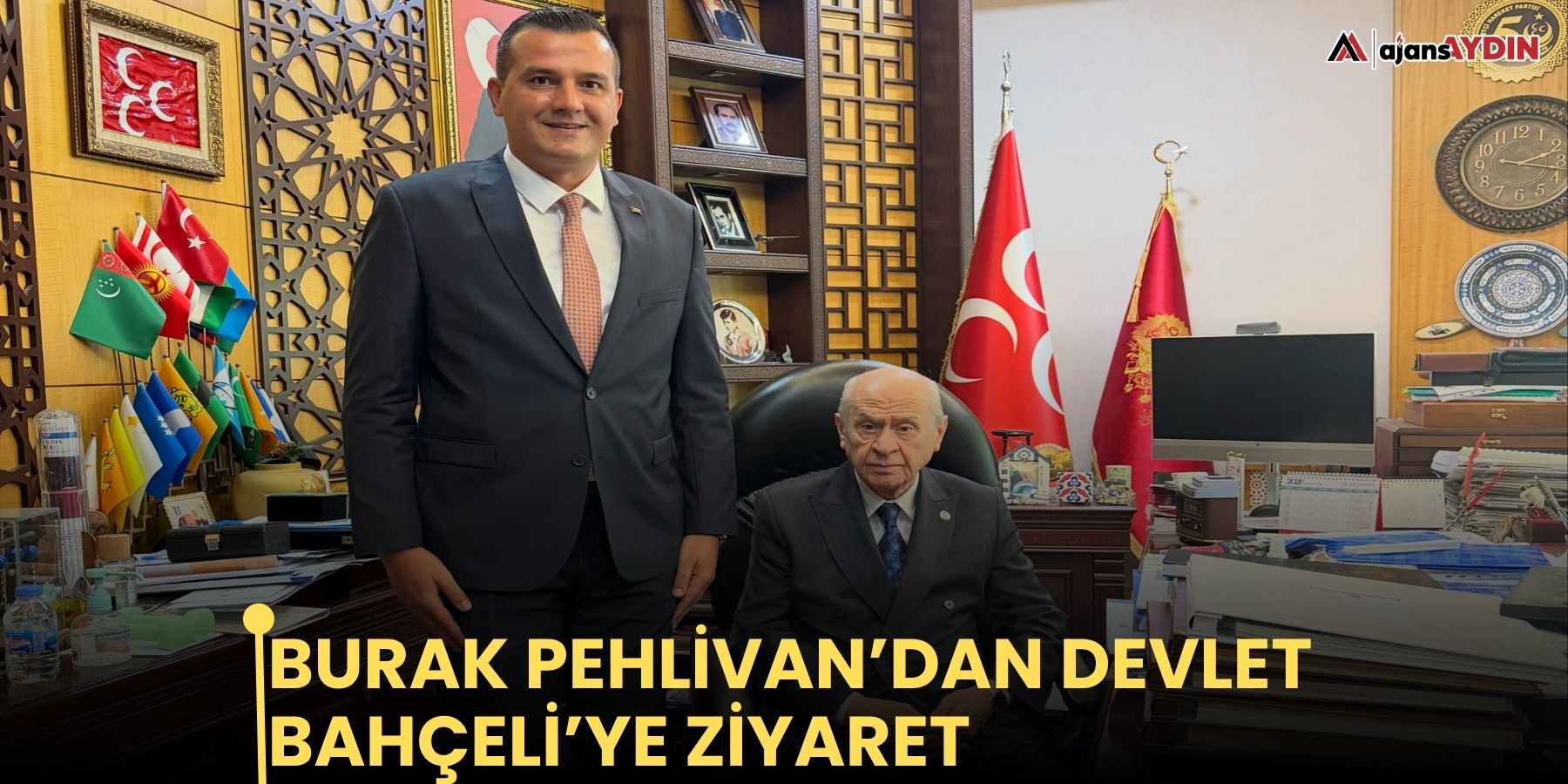 Burak Pehlivan’dan Devlet Bahçeli’ye ziyaret