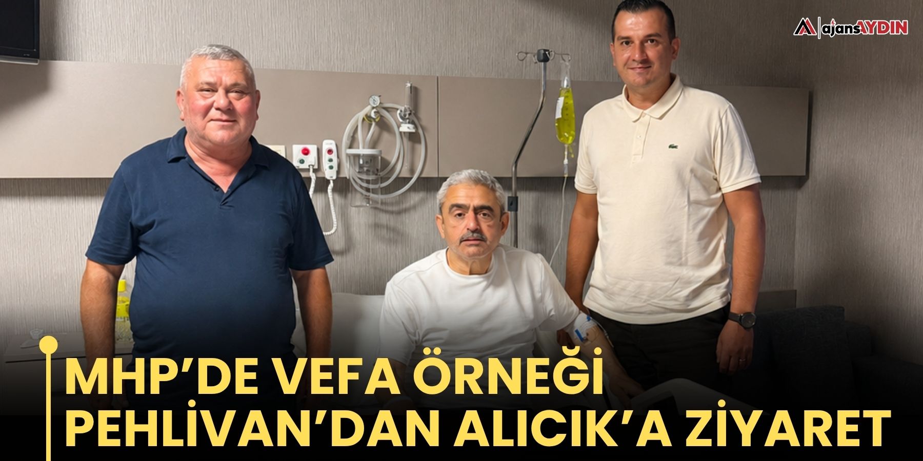 MHP’de vefa örneği   Pehlivan’dan Alıcık’a ziyaret