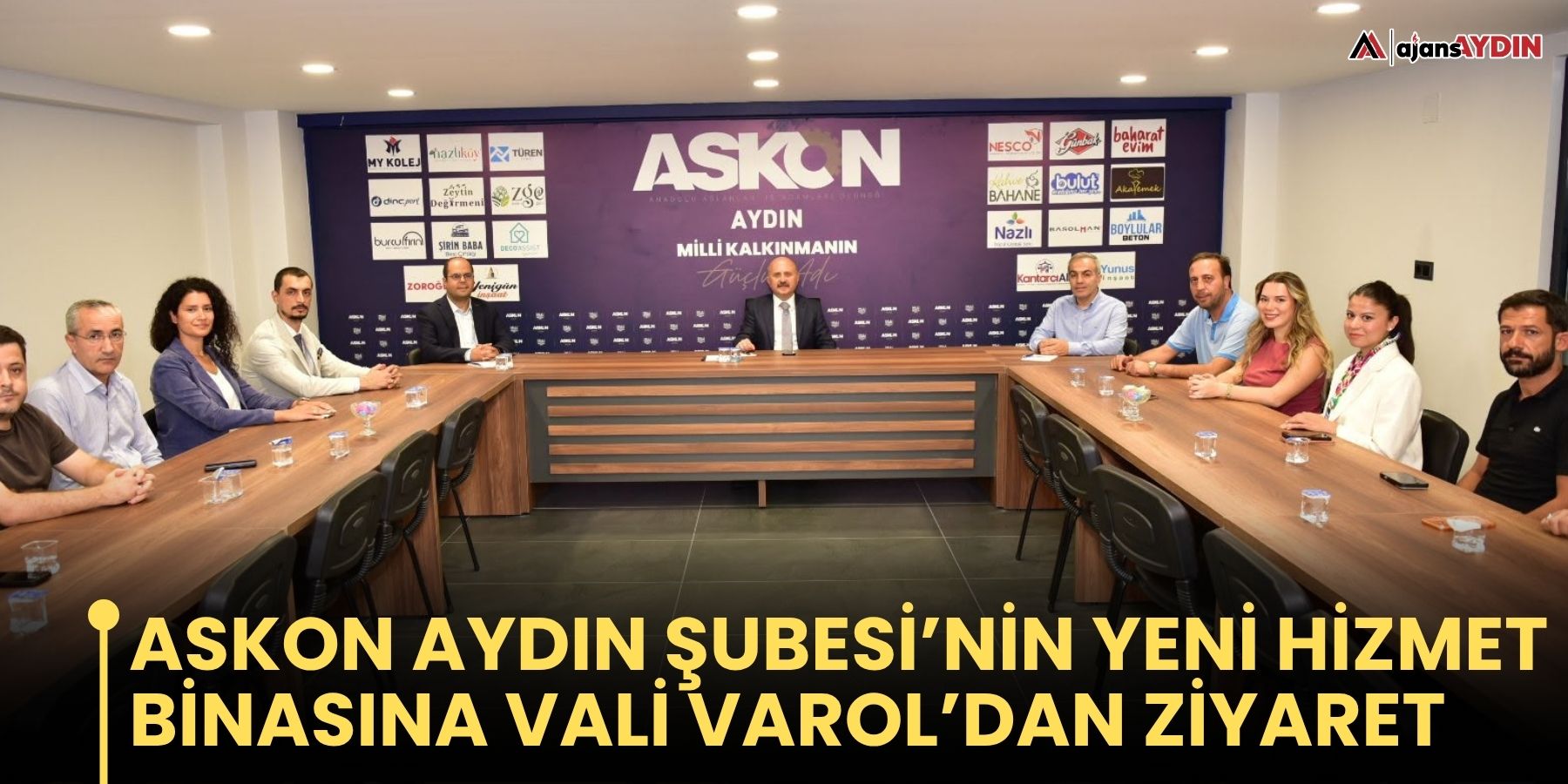 Askon Aydın Şubesi’nin Yeni Hizmet Binasına Vali Varol’dan Ziyaret