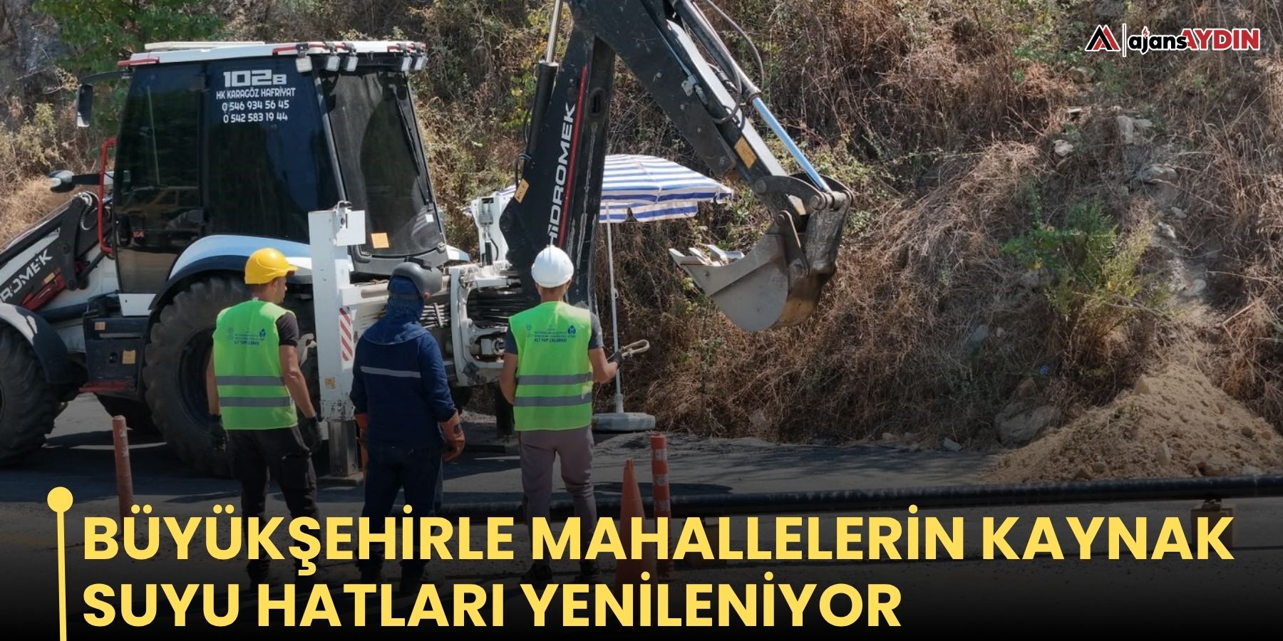 Büyükşehirle mahalleleri̇n kaynak suyu hatları yeni̇leni̇yor