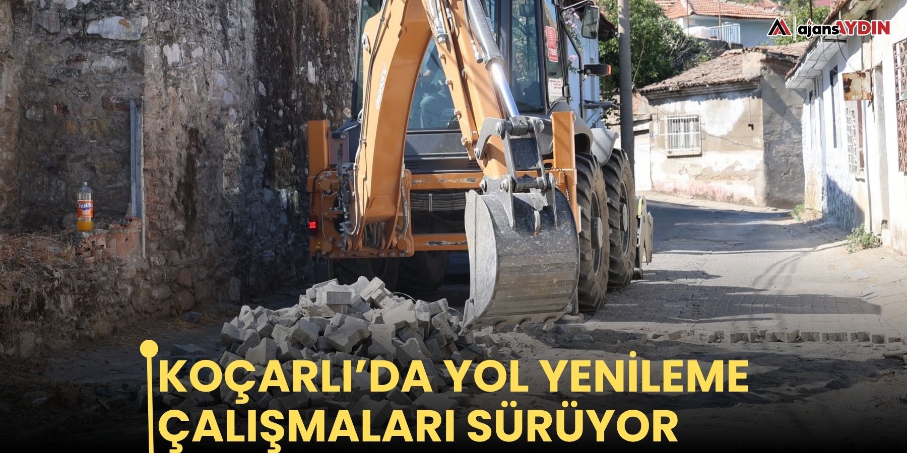 Koçarlı’da yol yenileme çalışmaları sürüyor