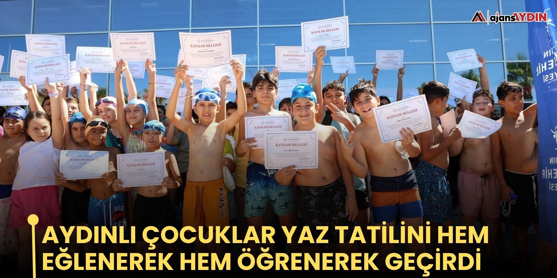 Aydınlı çocuklar yaz tatilini hem eğlenerek hem öğrenerek geçirdi