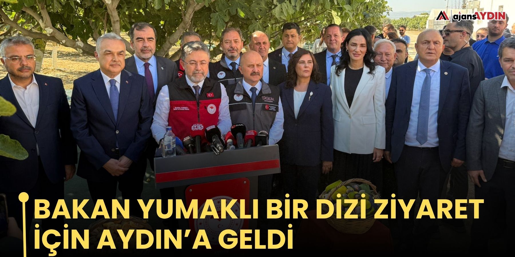 Bakan Yumaklı bir dizi ziyaret için  Aydın’a geldi