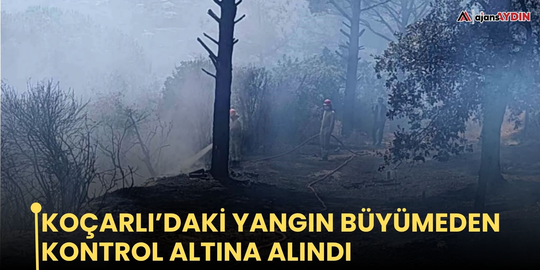 Koçarlı’daki yangın büyümeden kontrol altına alındı