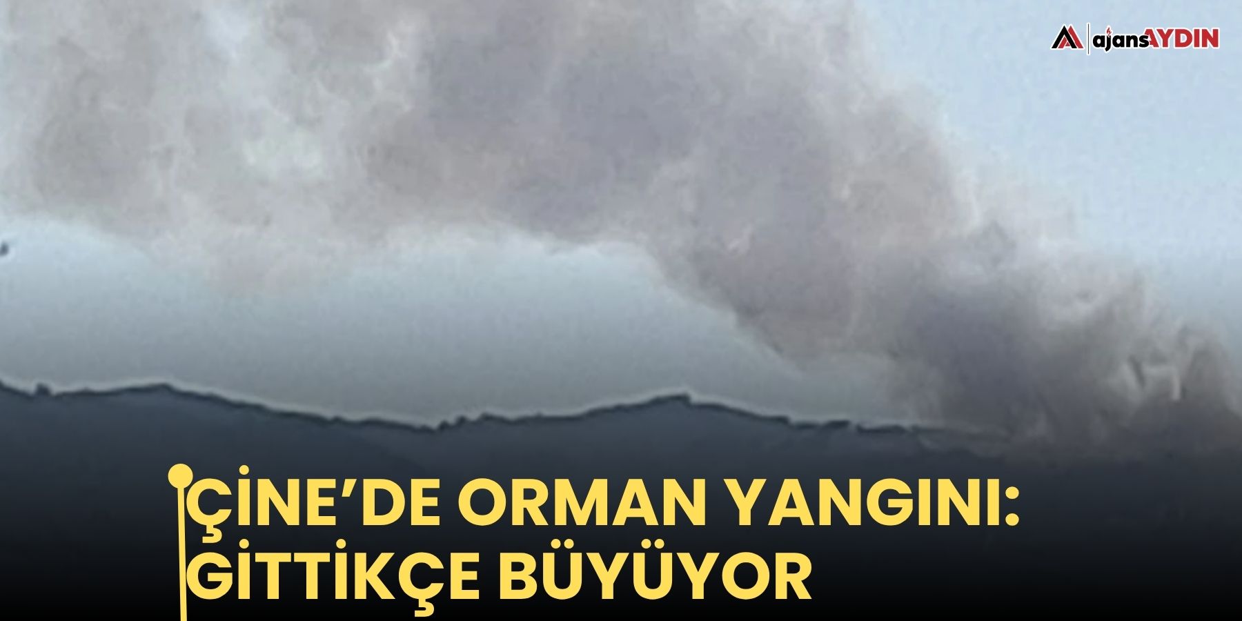 Çine’de orman yangını: gittikçe büyüyor