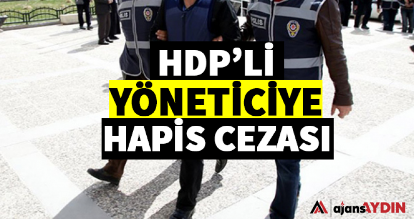 HDP'Lİ YÖNETİCİYE HAPİS CEZASI