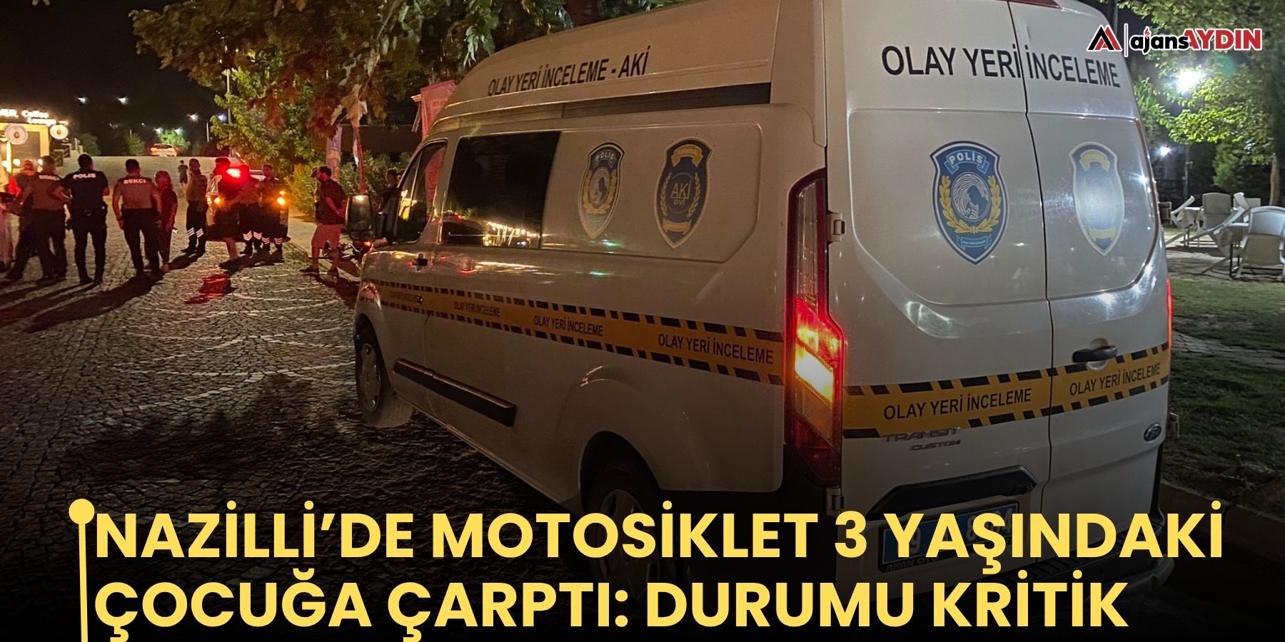 Nazi̇lli̇’de motosi̇klet 3 ̇yaşındaki çocuğa çarptı: durumu kritik