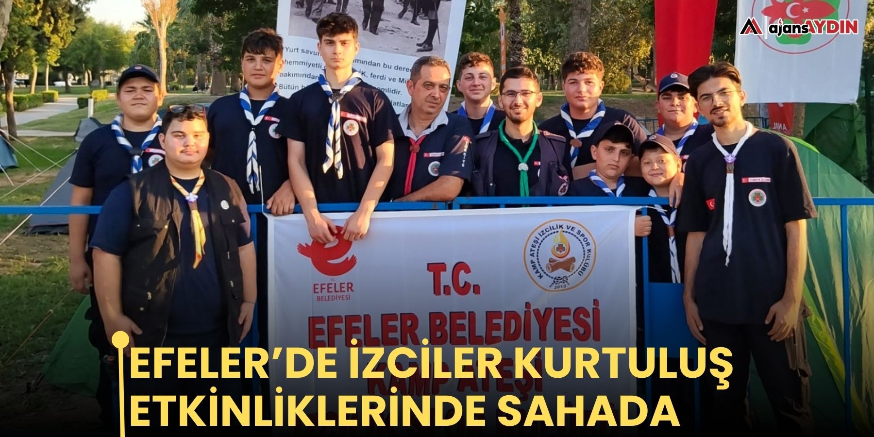 Efeler’de İzciler Kurtuluş Etkinliklerinde Sahada