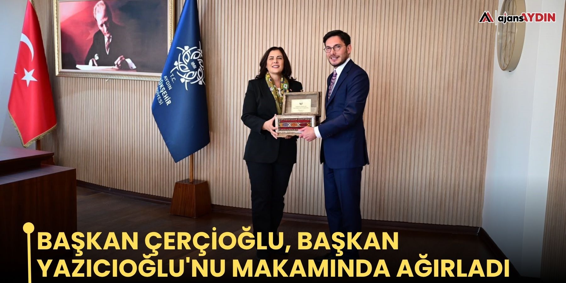 Başkan Çerçioğlu, Başkan Yazıcıoğlu'nu makamında ağırladı