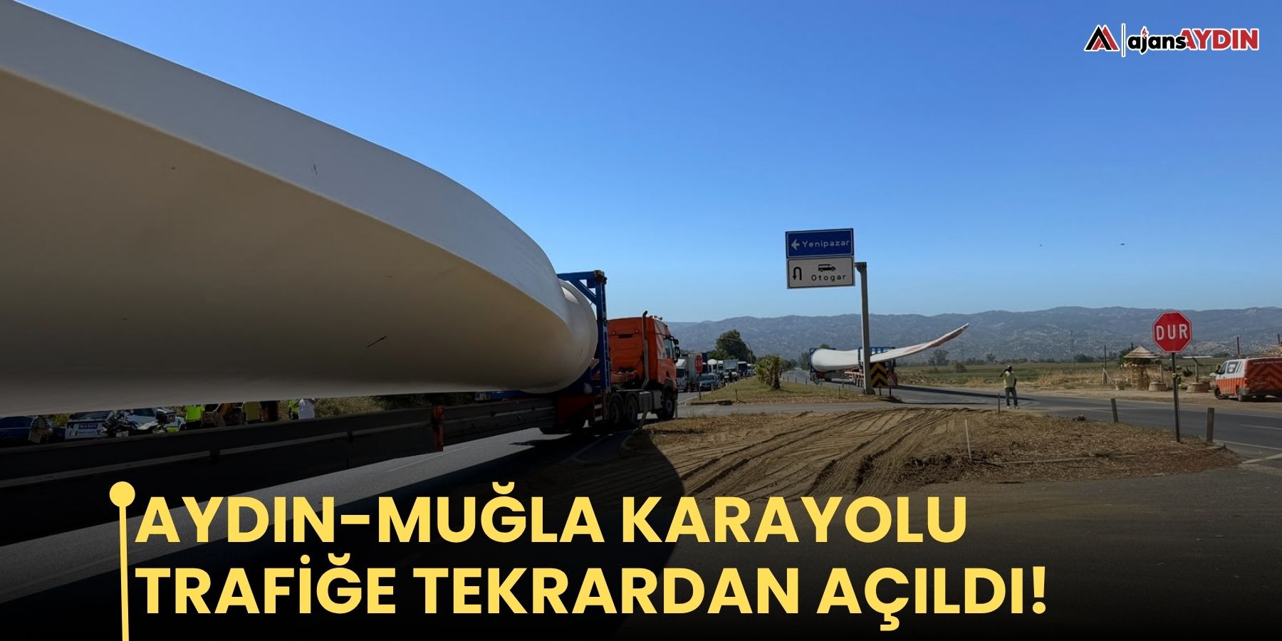Aydın-Muğla karayolu trafiğe tekrardan açıldı!