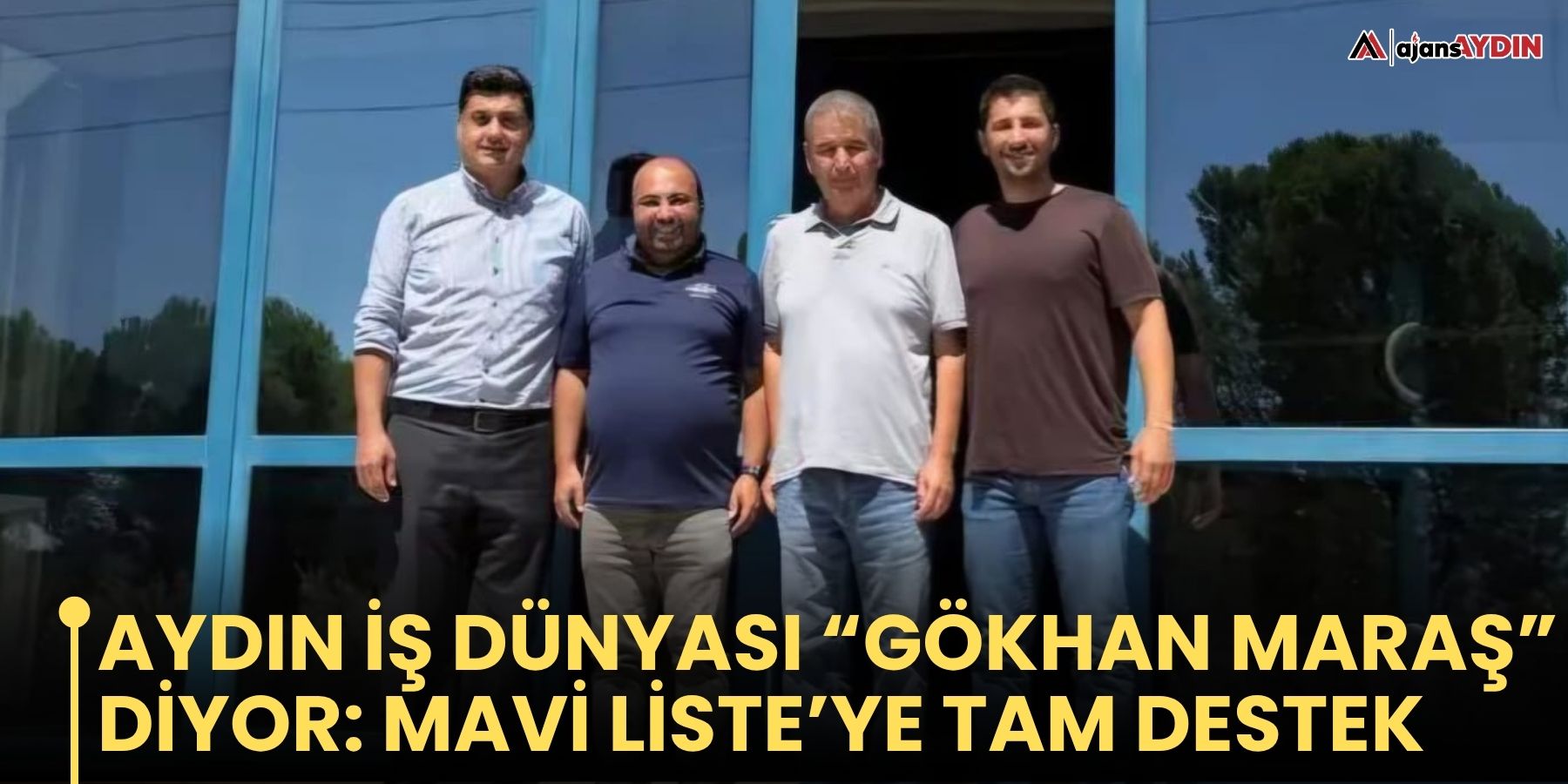 Aydın iş dünyası “Gökhan Maraş” diyor: Mavi Liste’ye tam destek