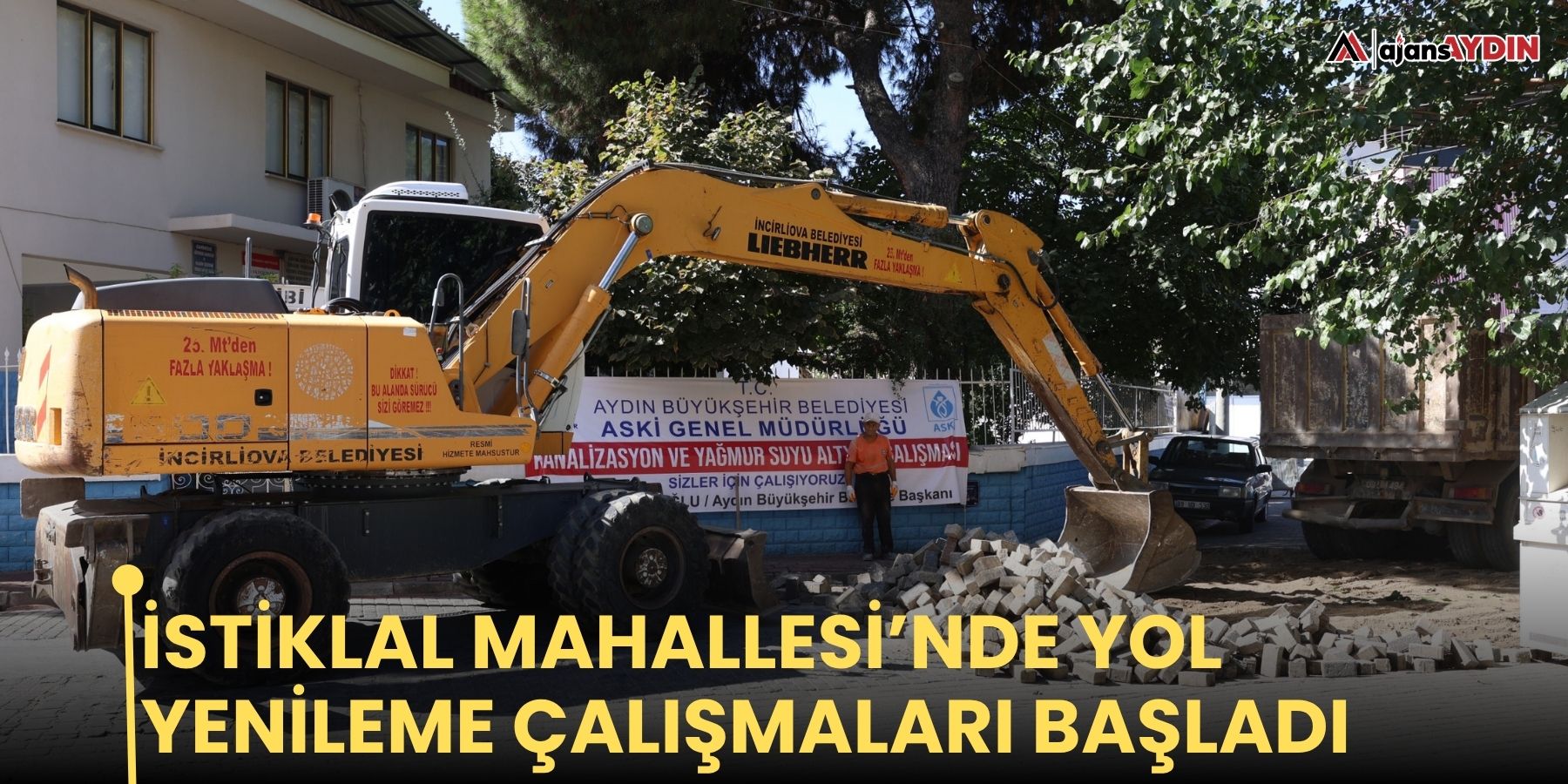 İstiklal Mahallesi’nde Yol Yenileme Çalışmaları Başladı