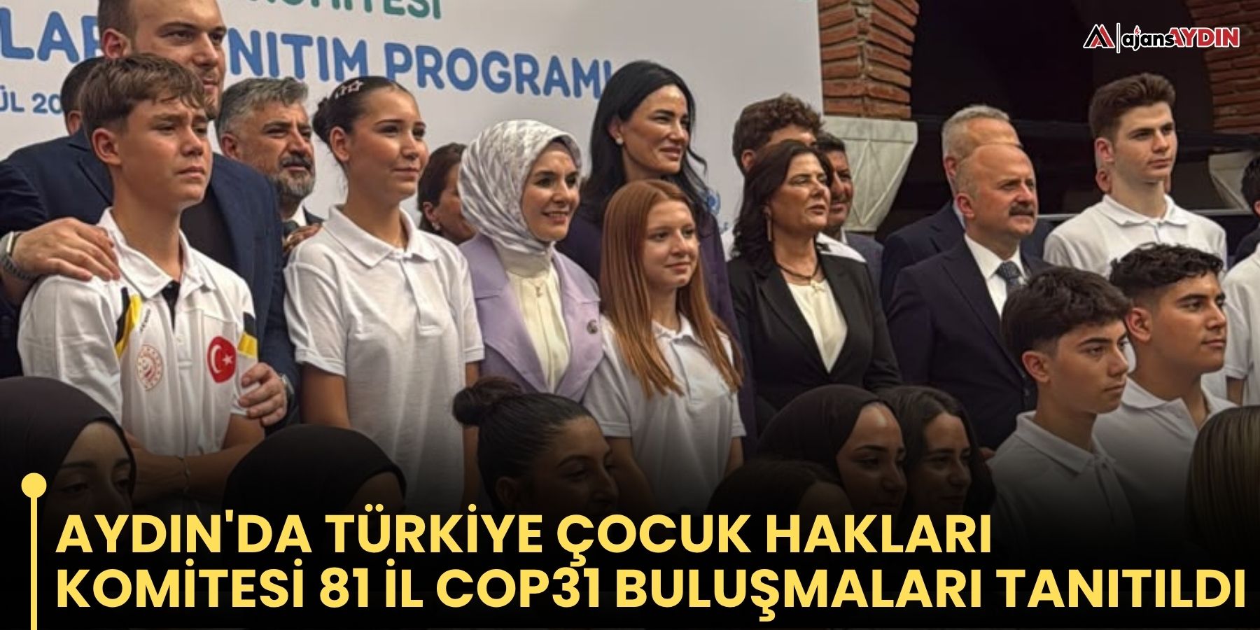 Aydın'da Türkiye Çocuk Hakları Komitesi 81 İl COP31 Buluşmaları tanıtıldı