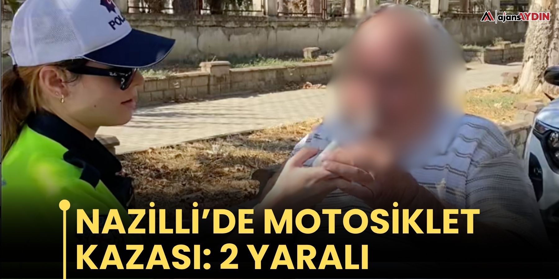 Nazilli’de motosiklet kazası: 2 yaralı