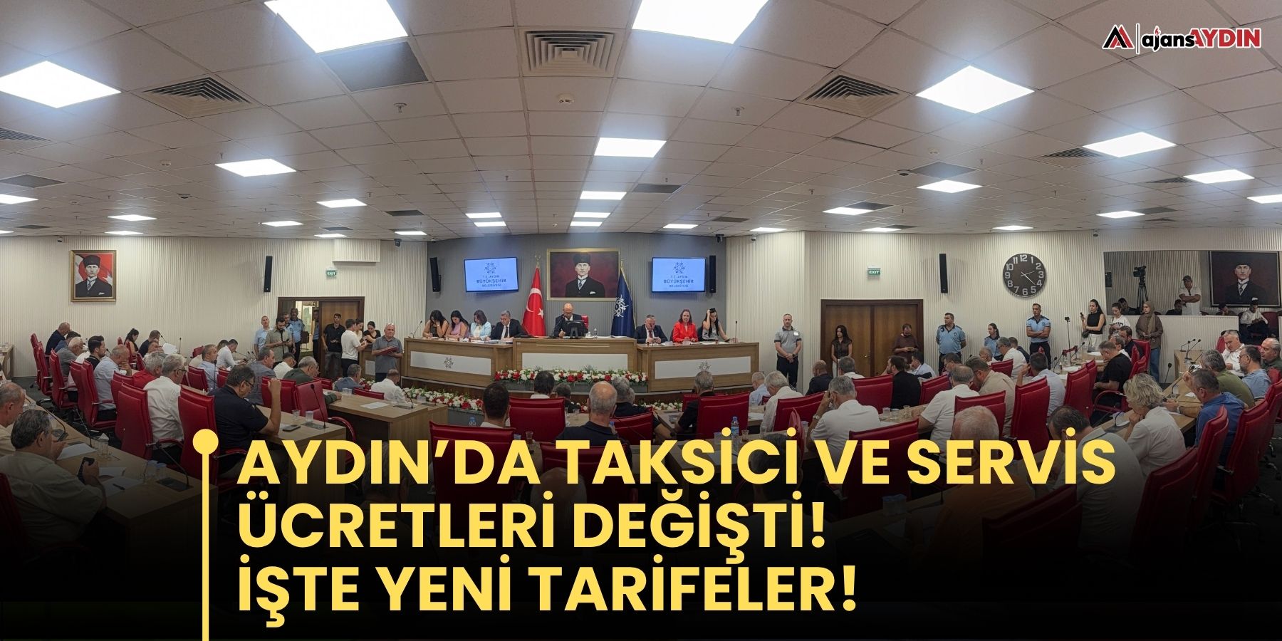 Aydın’da taksici ve servis ücretleri değişti! İşte yeni tarifeler!