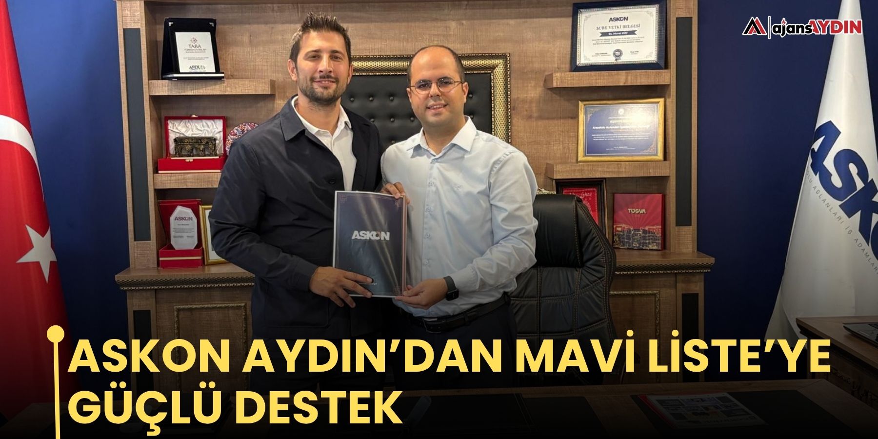 ASKON Aydın’dan Mavi Liste’ye güçlü destek