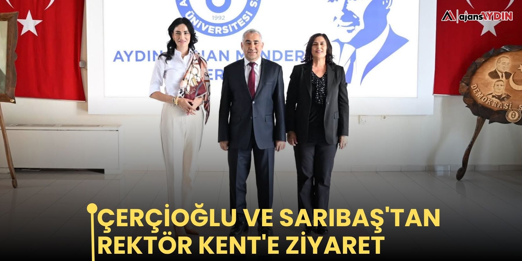 Çerçioğlu ve Sarıbaş'tan Rektör Kent'e ziyaret