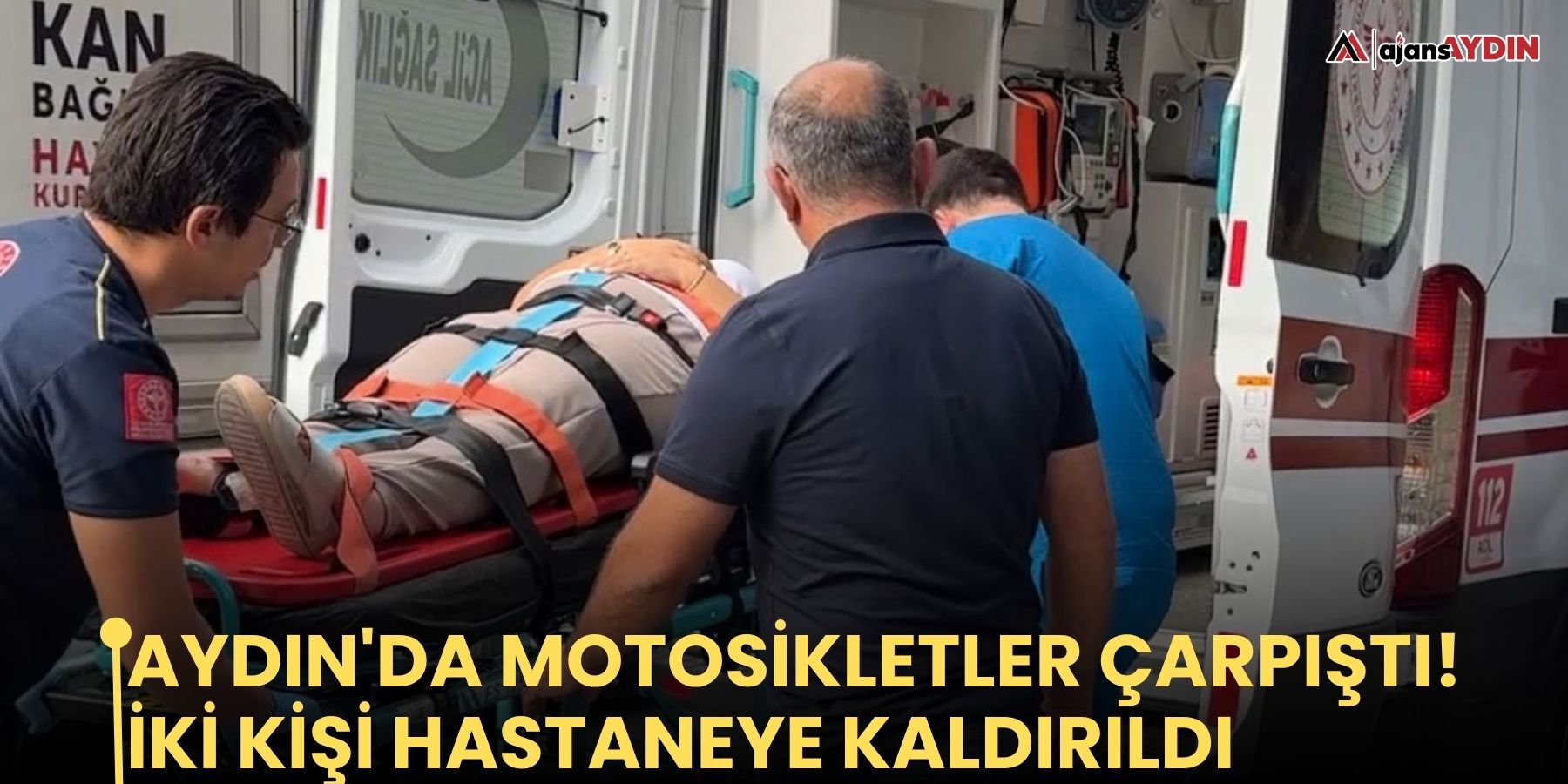 Aydın'da Motosikletler çarpıştı!   İki kişi hastaneye kaldırıldı