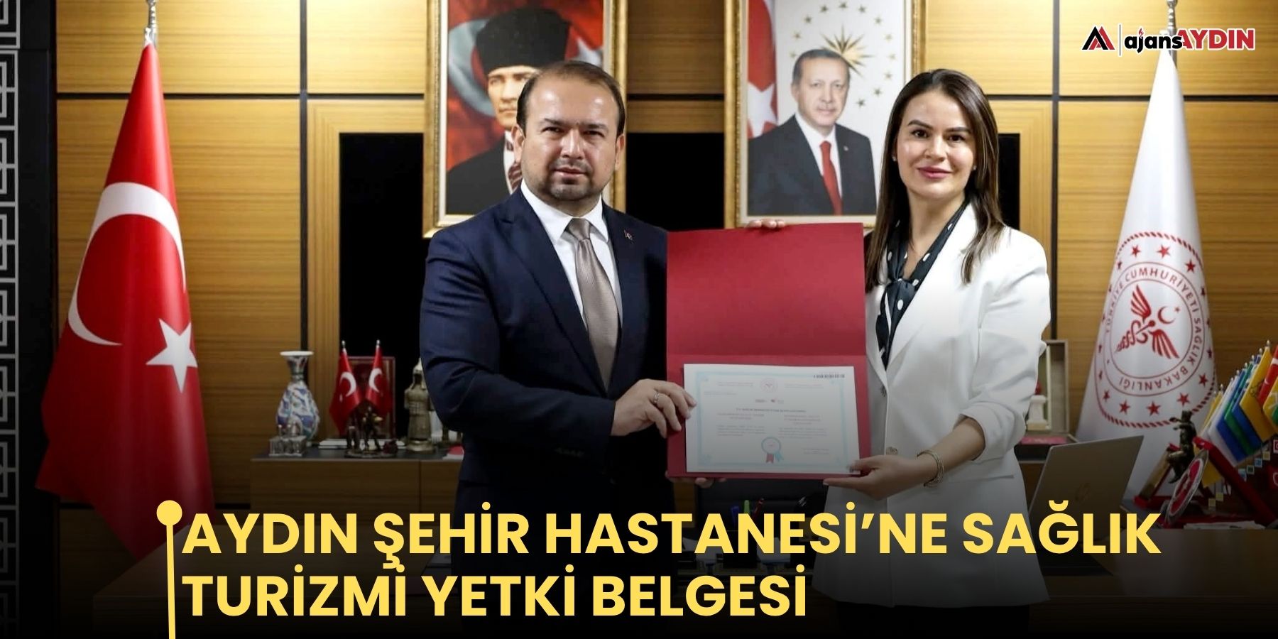 Aydın Şehir Hastanesi’ne sağlık turizmi yetki belgesi