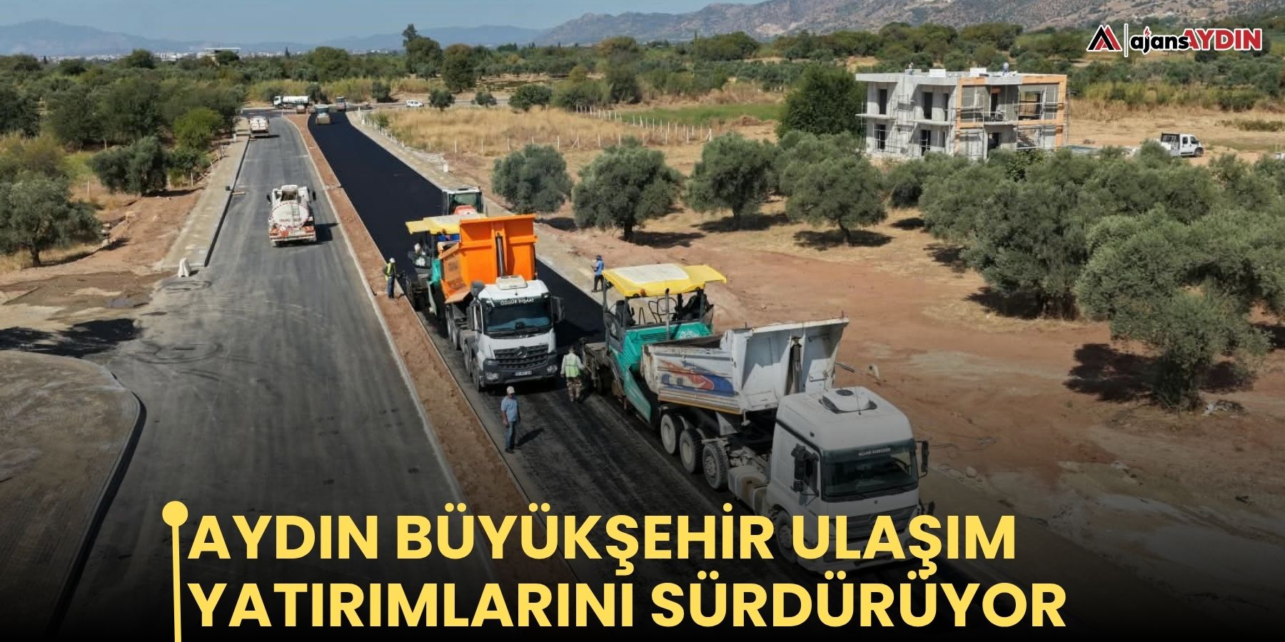 Aydın Büyükşehir ulaşım yatırımlarını sürdürüyor