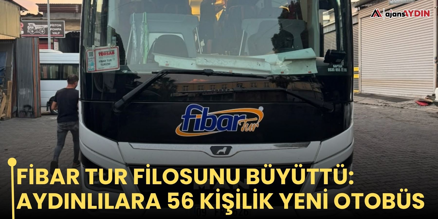Fibar Tur filosunu büyüttü: Aydınlılara 56 kişilik yeni otobüs
