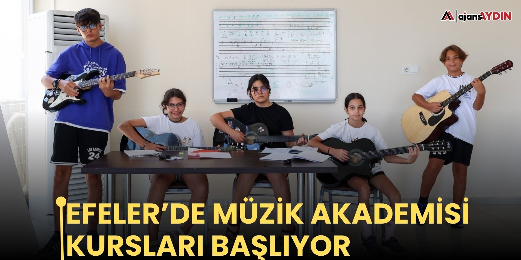 Efeler’de müzik akademisi kursları başlıyor