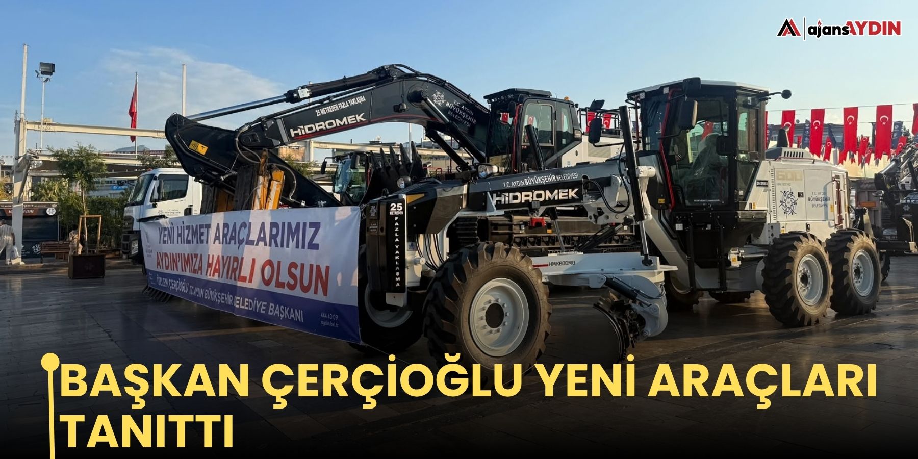 Başkan Çerçioğlu yeni araçları tanıttı
