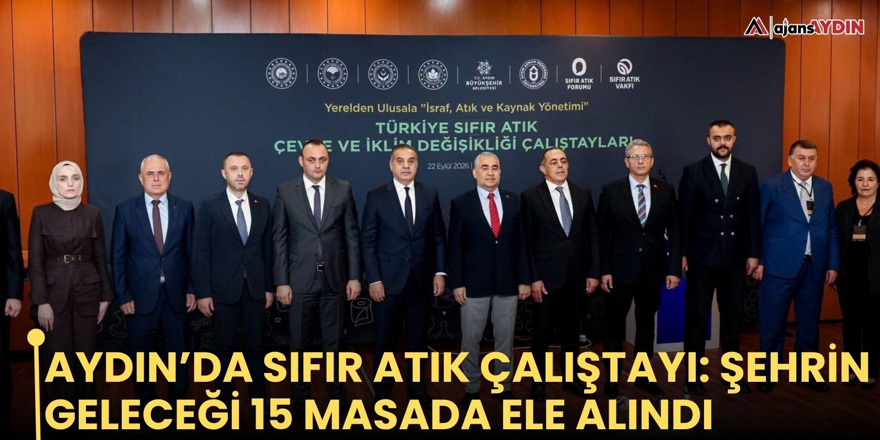 Aydın’da Sıfır Atık Çalıştayı: Şehrin Geleceği 15 Masada ele alındı