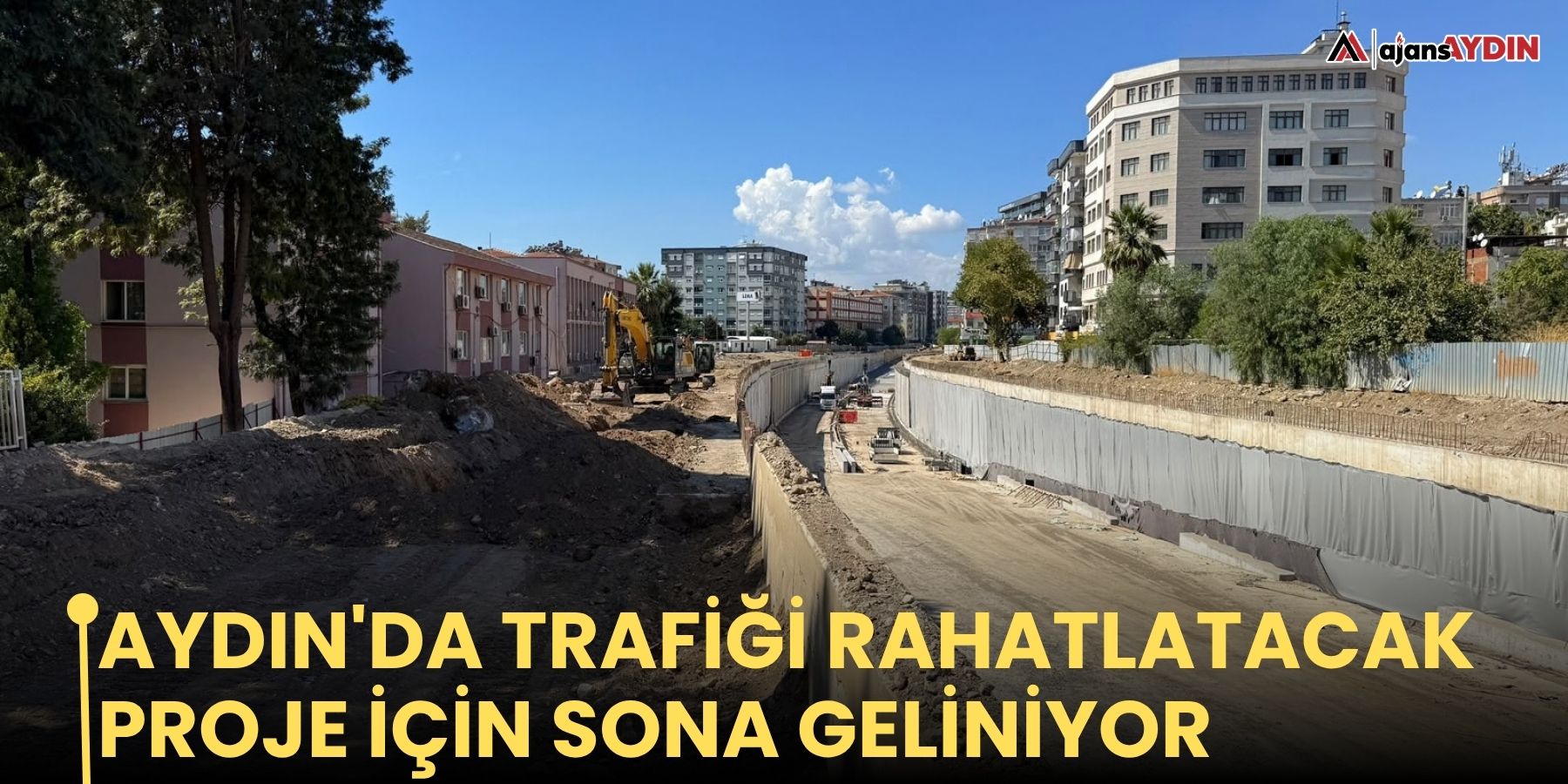 Aydın'da trafiği rahatlatacak proje için sona geliniyor