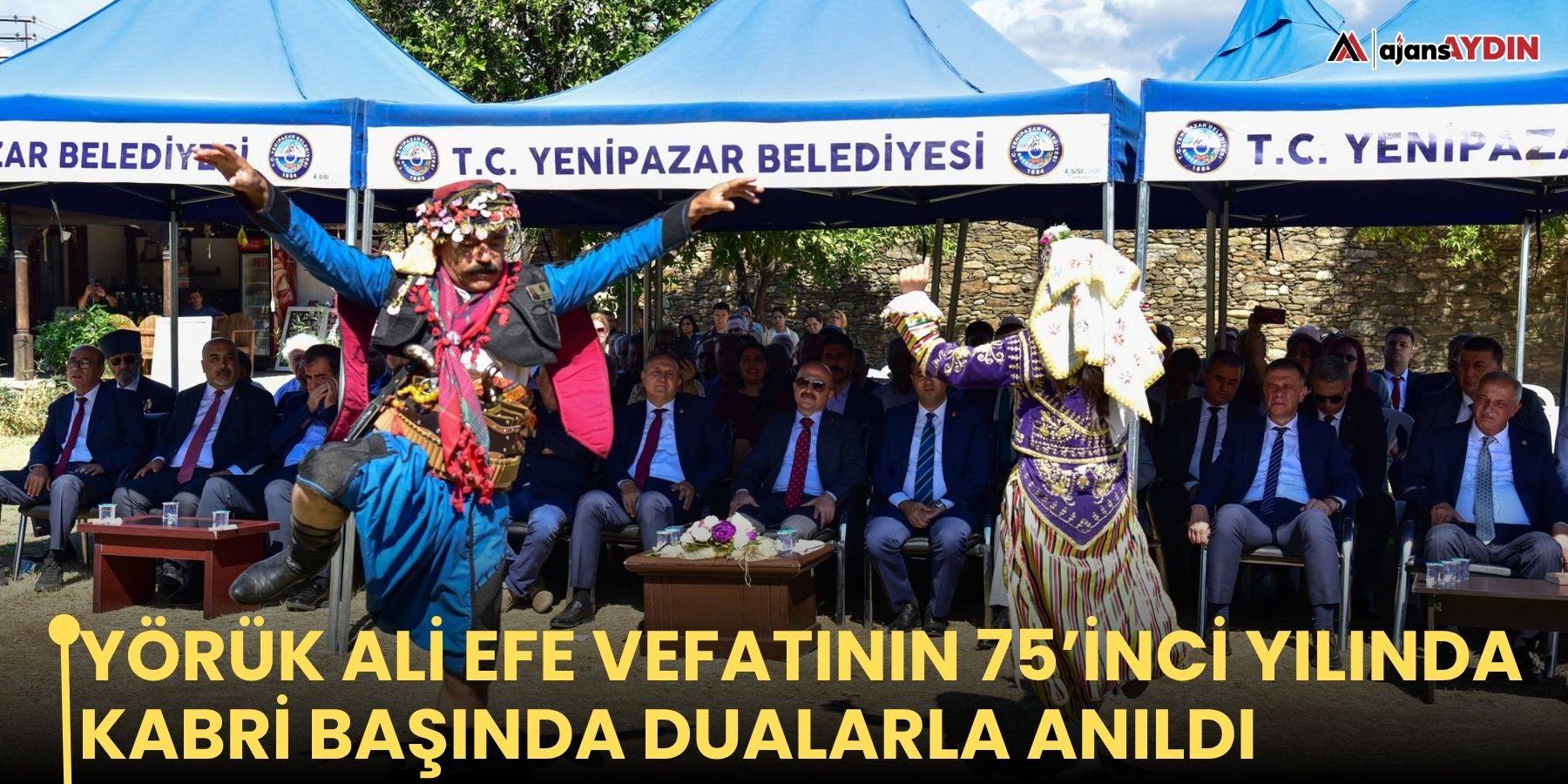Yörük Ali Efe vefatının 75’inci yılında kabri başında dualarla anıldı