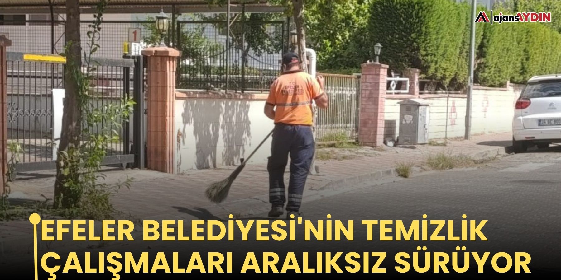 Efeler Belediyesi'nin temizlik çalışmaları aralıksız sürüyor