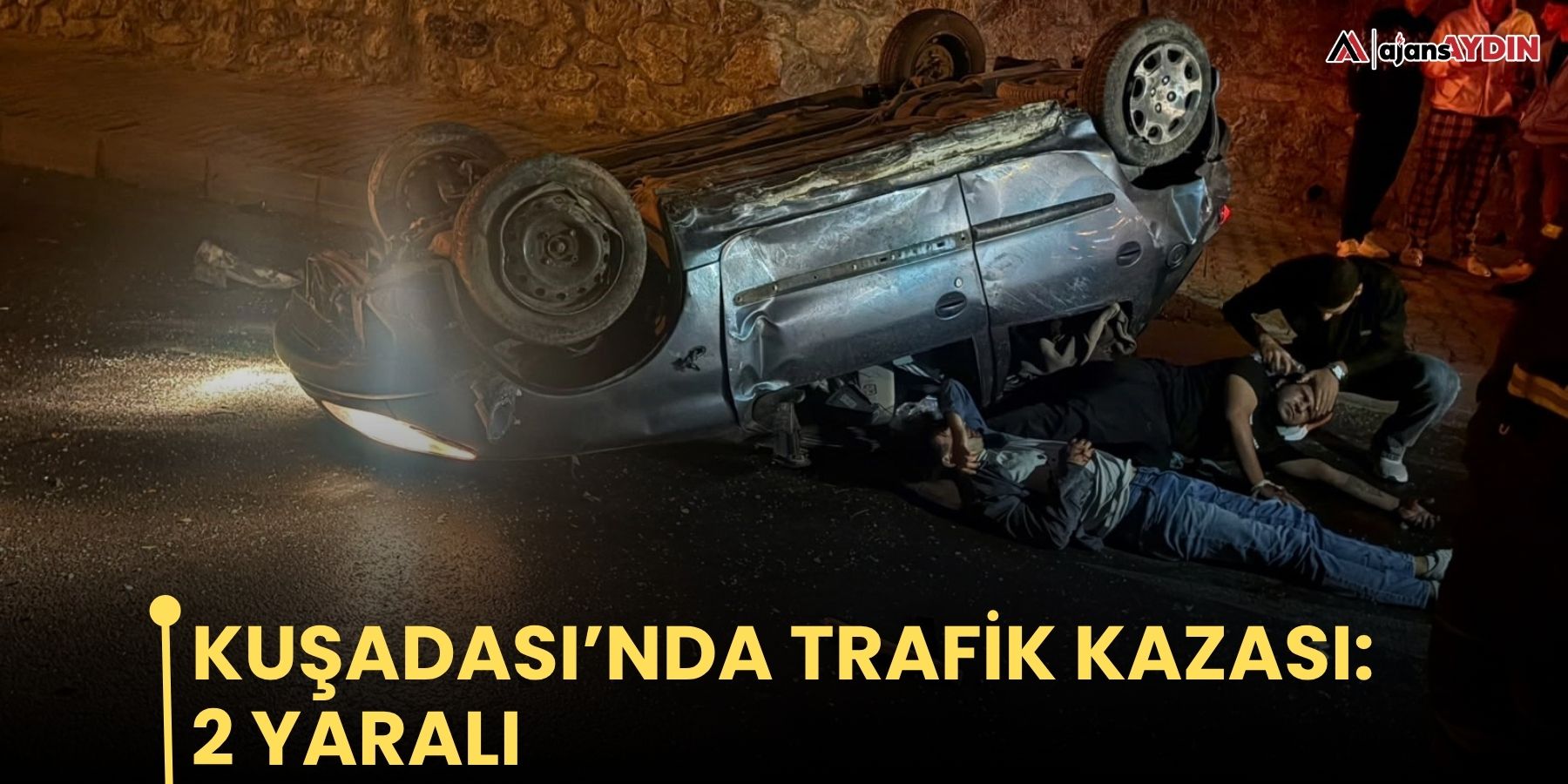 Kuşadası’nda trafik kazası: 2 yaralı