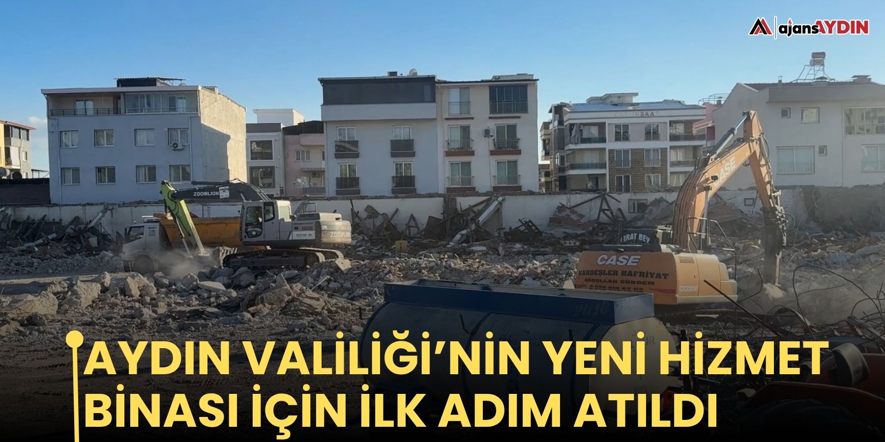Aydın Valiliği’nin yeni hizmet binası için ilk adım atıldı