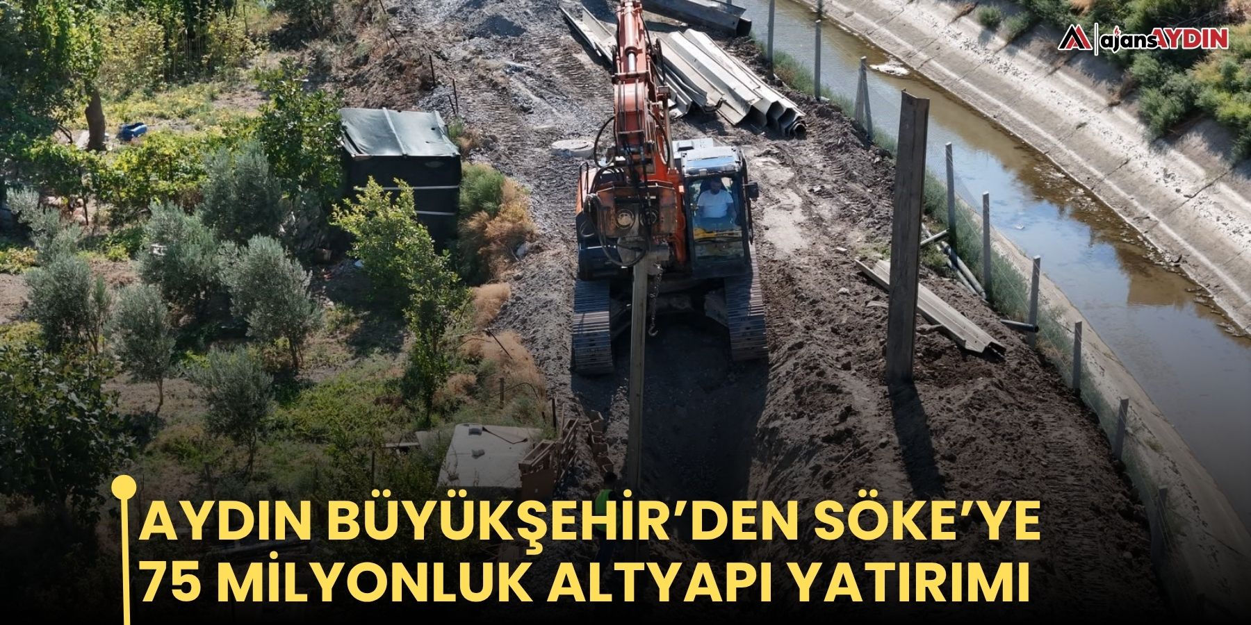 Aydın Büyükşehir’den Söke’ye 75 milyonluk altyapı yatırımı