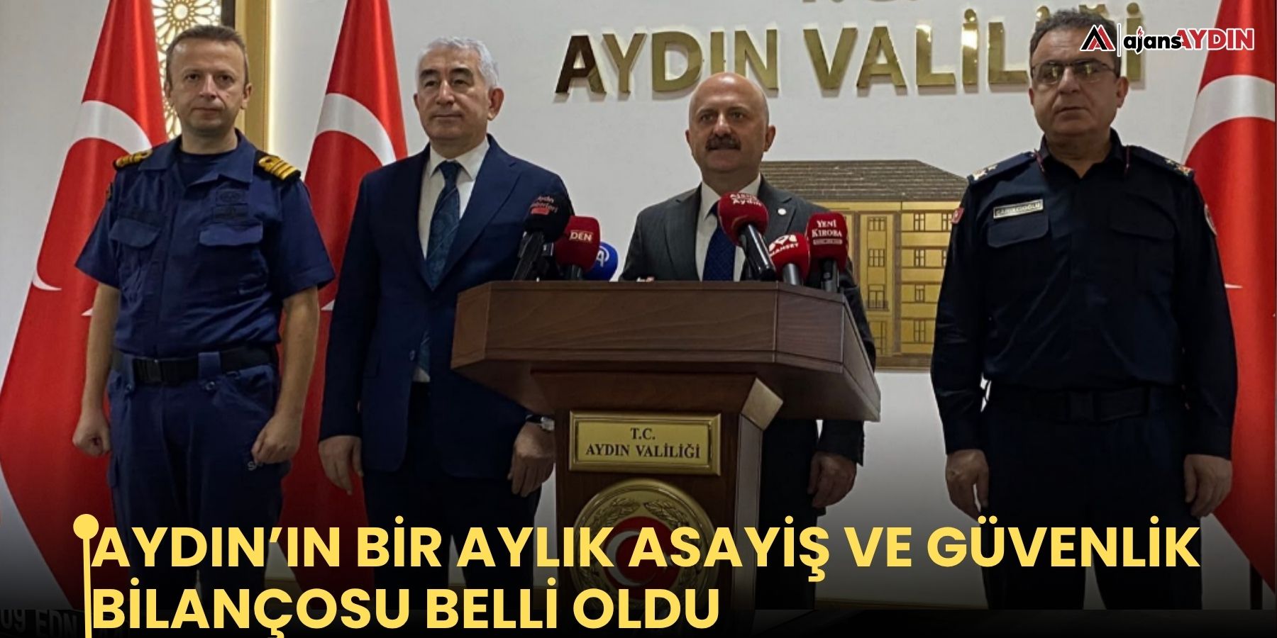 Aydın’ın bir aylık asayiş ve güvenlik bilançosu belli oldu