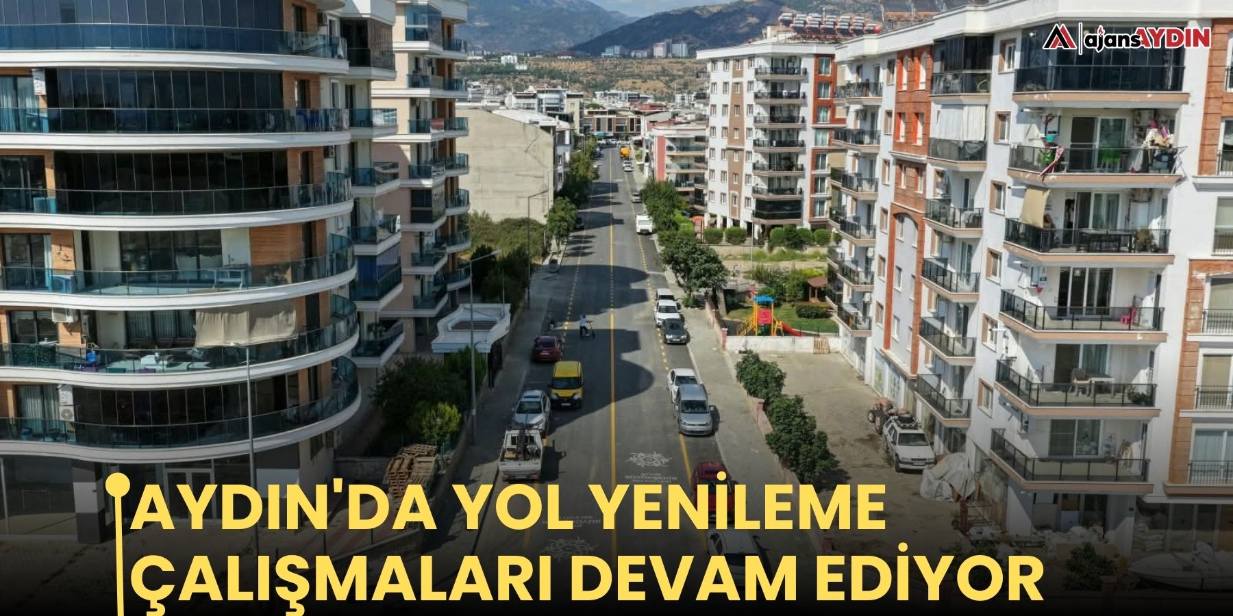 Aydın'da yol yenileme çalışmaları devam ediyor
