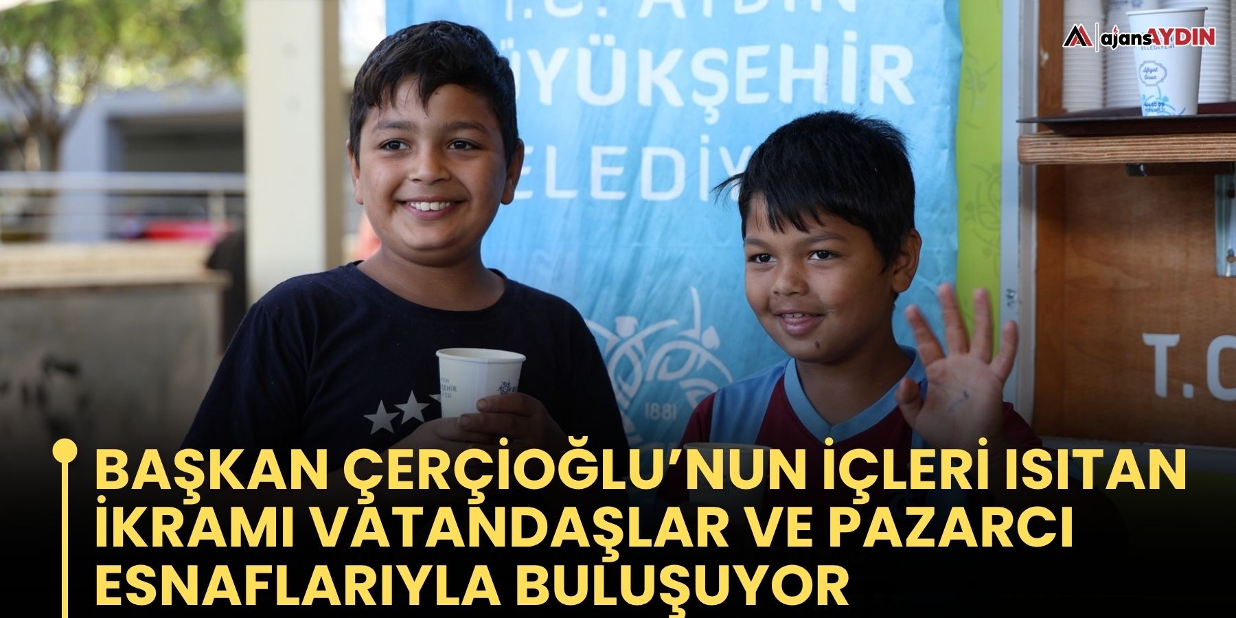 Başkan Çerçioğlu’nun İçleri Isıtan İkramı Vatandaşlar Ve Pazarcı Esnaflarıyla Buluşuyor