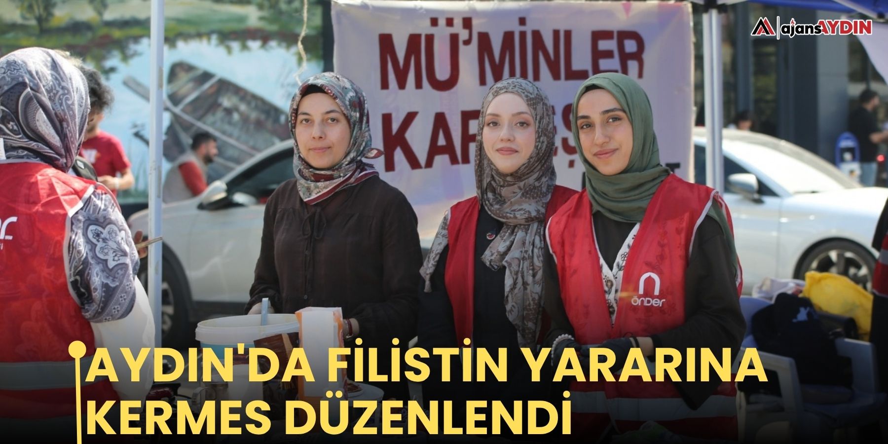 Aydın'da Filistin yararına kermes düzenlendi