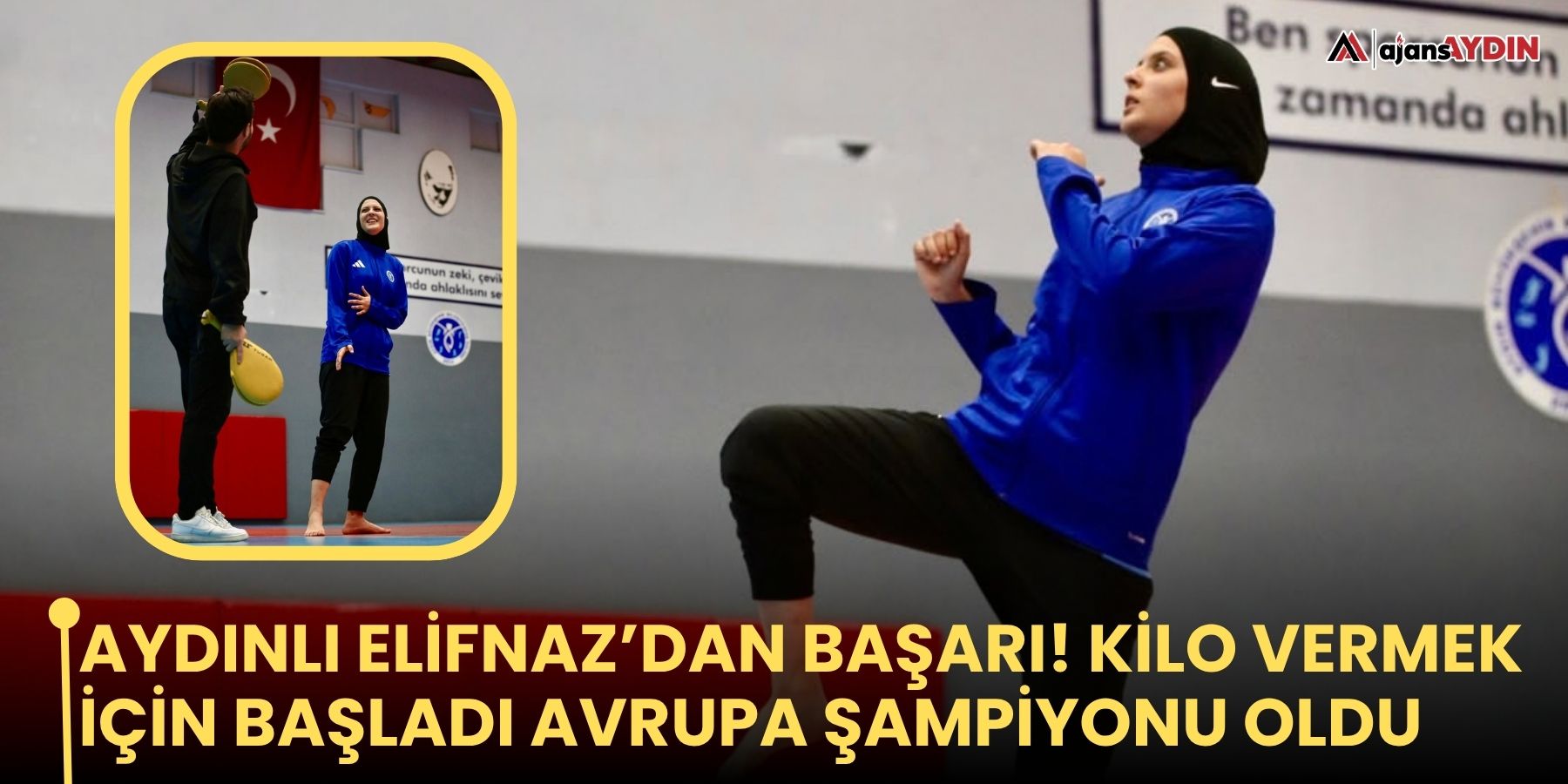 Aydınlı Elifnaz’dan başarı!   kilo vermek için başladı Avrupa şampiyonu oldu