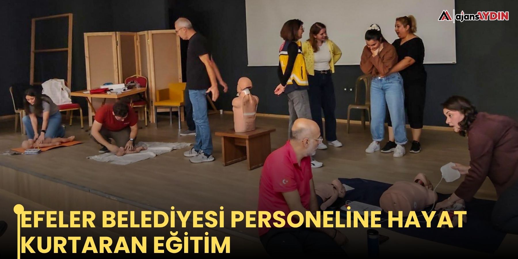 Efeler Belediyesi personeline hayat kurtaran eğitim