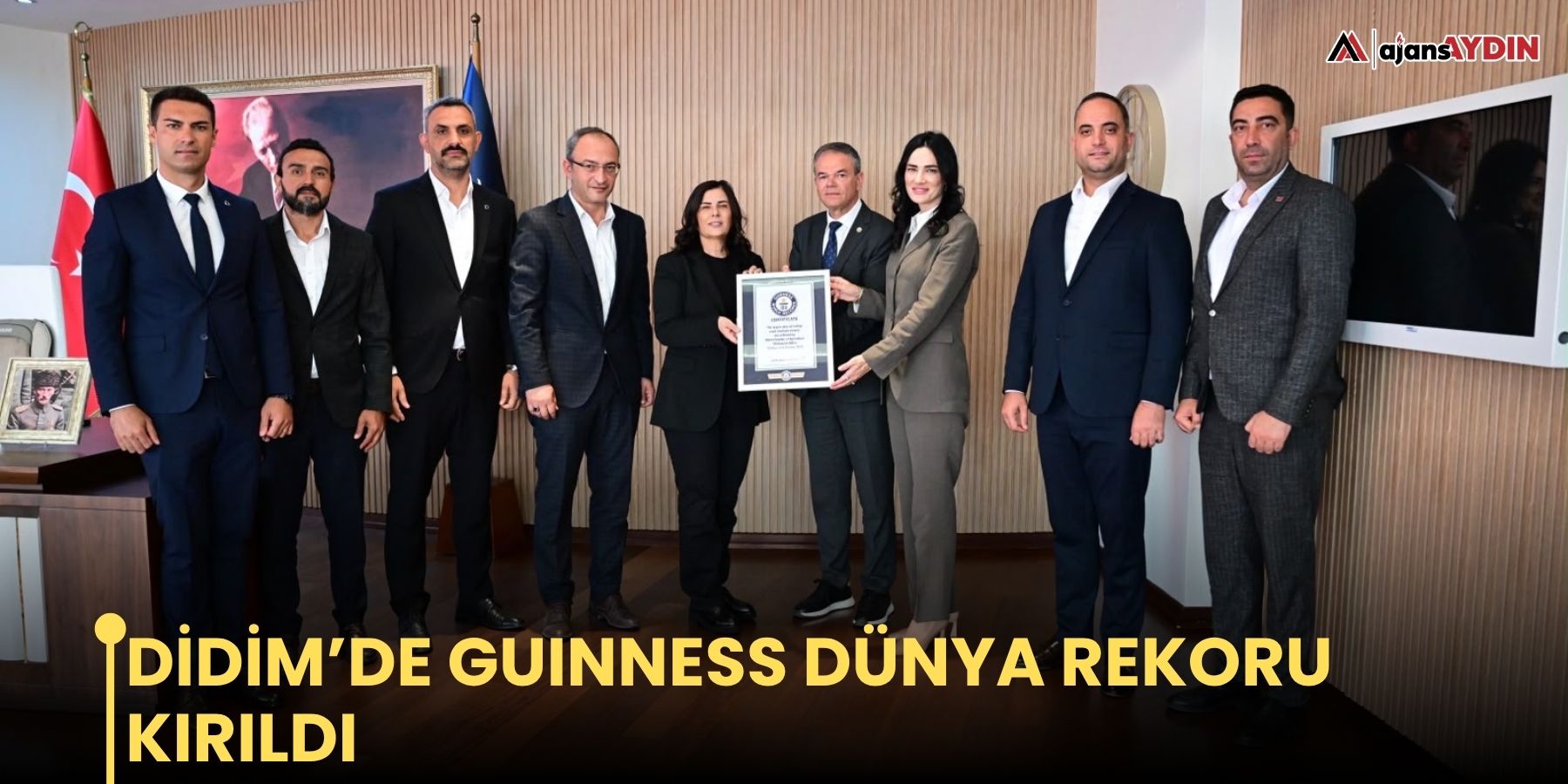 DİDİM’DE GUINNESS DÜNYA REKORU KIRILDI