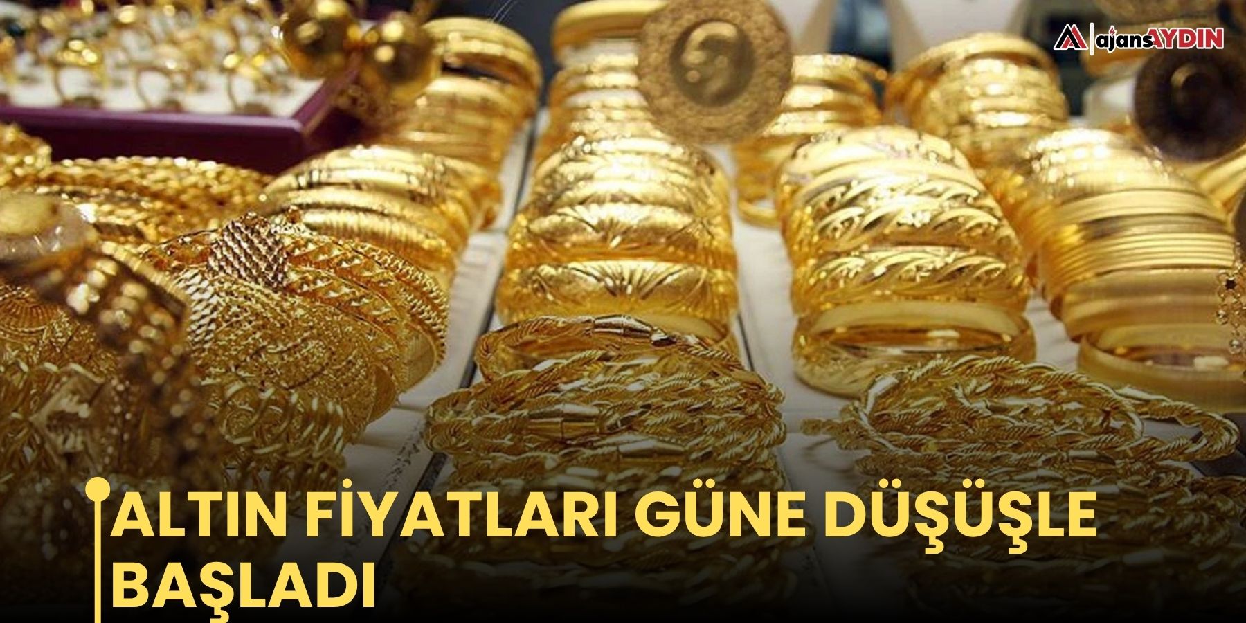 Altın fiyatları güne düşüşle başladı