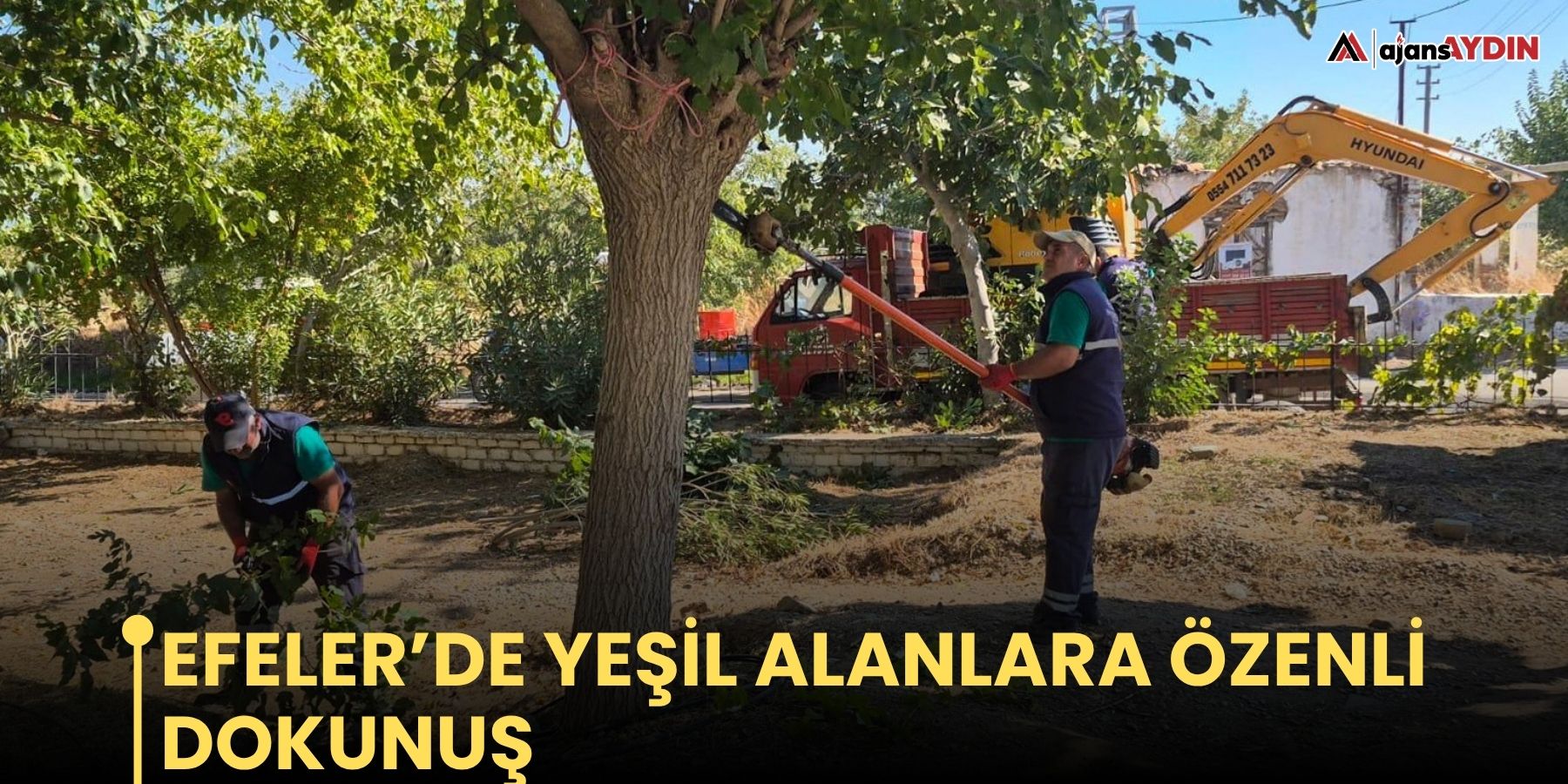 Efeler’de yeşil alanlara özenli dokunuş