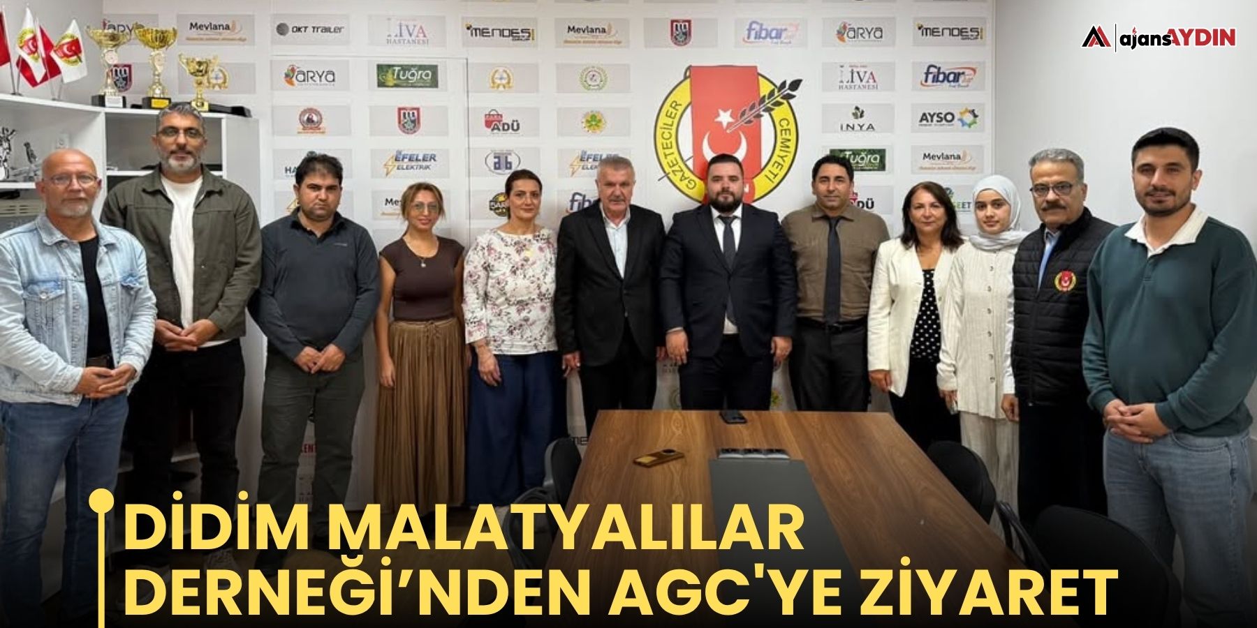 DİDİM MALATYALILAR DERNEĞİ’NDEN AGC'YE ZİYARET