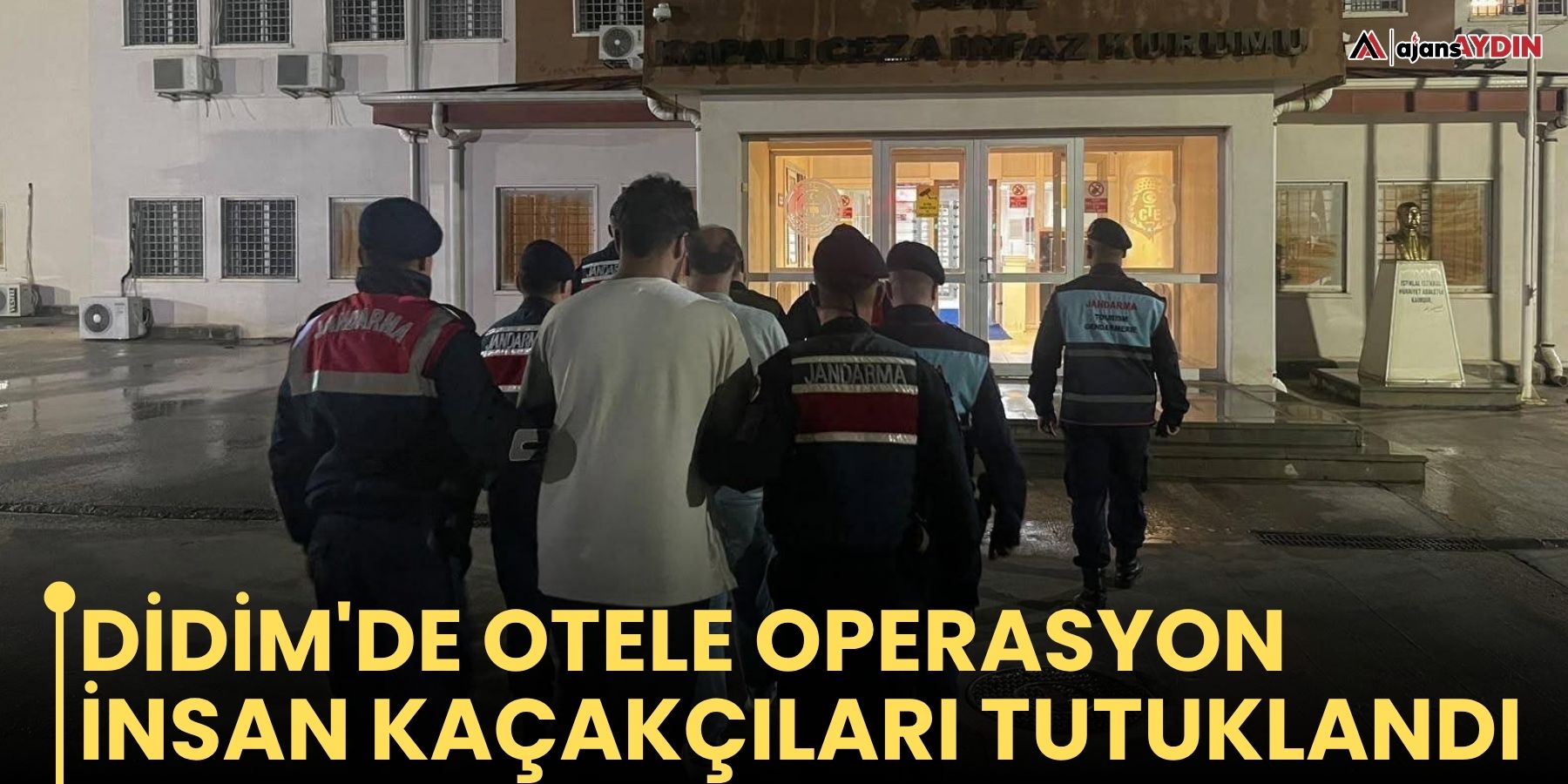 Didim'de otele operasyon İnsan kaçakçıları tutuklandı